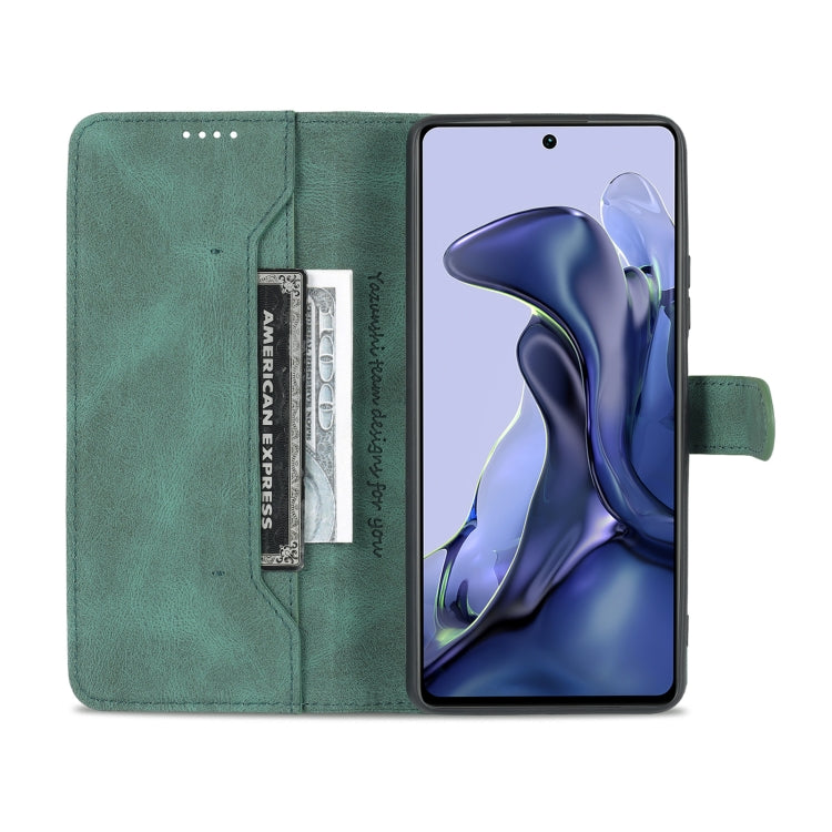 For vivo Y21 / Y33S AZNS Dream II Skin Feel PU+TPU Horizontal Flip Leather Case