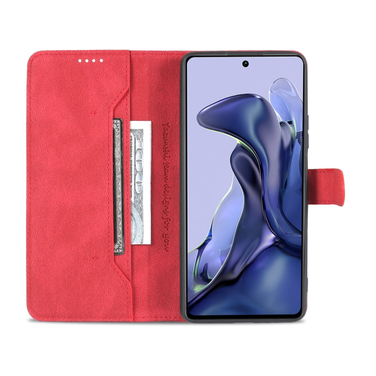 For vivo Y21 / Y33S AZNS Dream II Skin Feel PU+TPU Horizontal Flip Leather Case