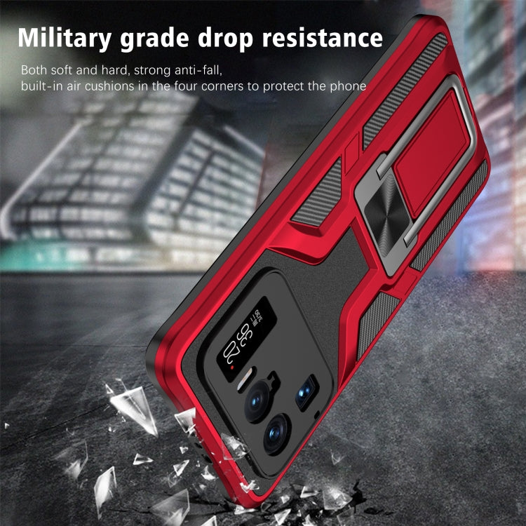 For Xiaomi Mi 11 Ultra Armor 2 in 1 PC + TPU Magnetic Shockproof Case with Foldable Holder
