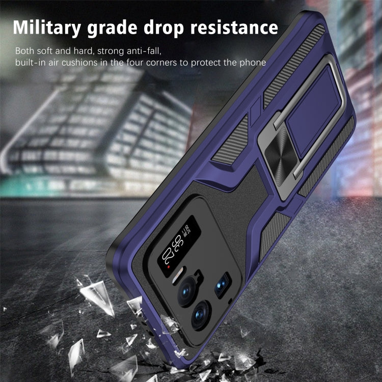For Xiaomi Mi 11 Ultra Armor 2 in 1 PC + TPU Magnetic Shockproof Case with Foldable Holder