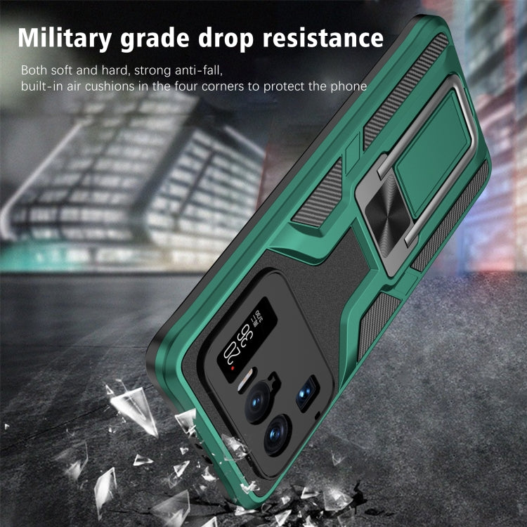 For Xiaomi Mi 11 Ultra Armor 2 in 1 PC + TPU Magnetic Shockproof Case with Foldable Holder