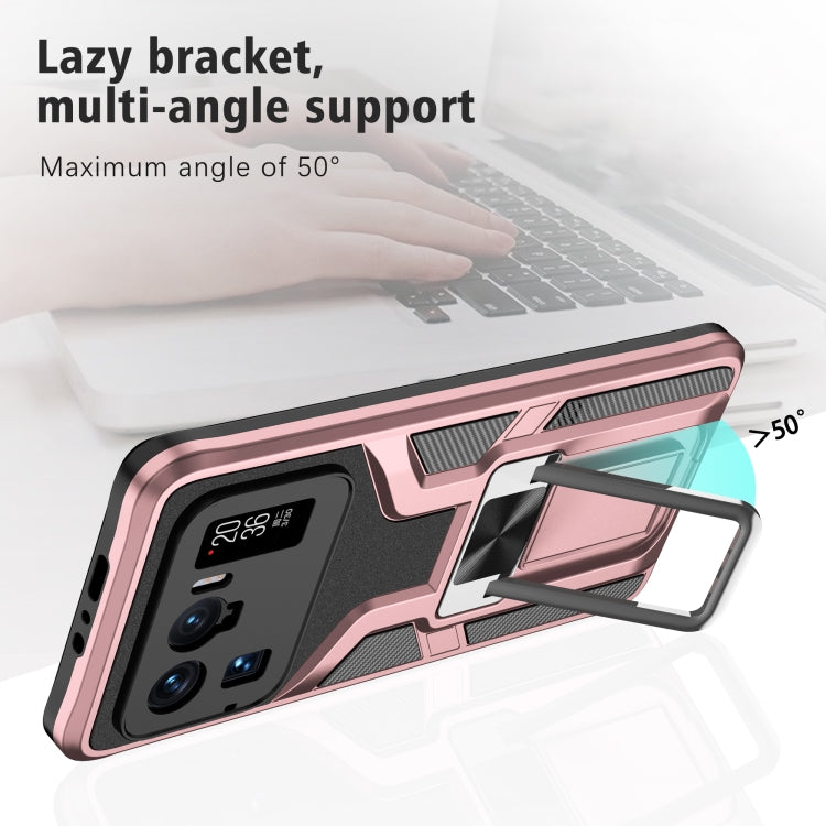 For Xiaomi Mi 11 Ultra Armor 2 in 1 PC + TPU Magnetic Shockproof Case with Foldable Holder