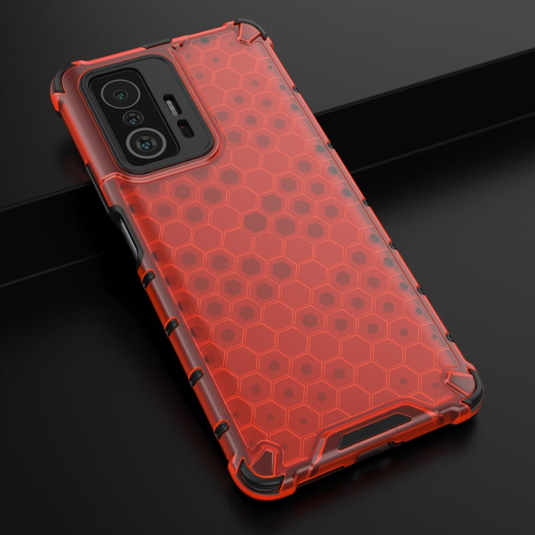 For Xiaomi Mi 11T / 11T Pro Shockproof Honeycomb PC + TPU Phone Case