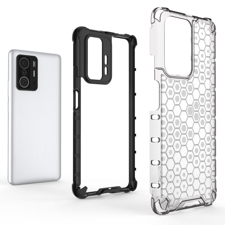 For Xiaomi Mi 11T / 11T Pro Shockproof Honeycomb PC + TPU Phone Case
