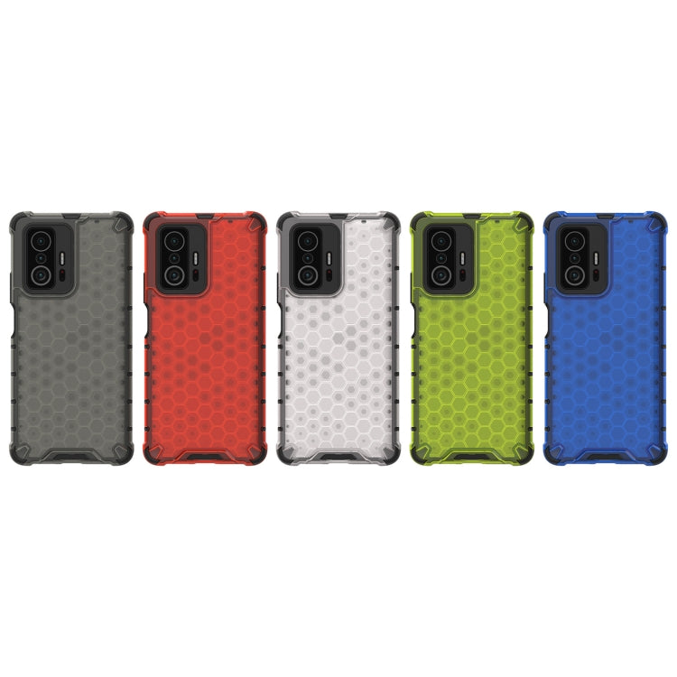For Xiaomi Mi 11T / 11T Pro Shockproof Honeycomb PC + TPU Phone Case