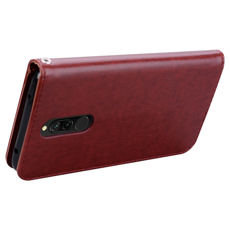 For Xiaomi Redmi 8 Rose Embossed Horizontal Flip PU Leather Case, with Holder & Card Slots & Wallet