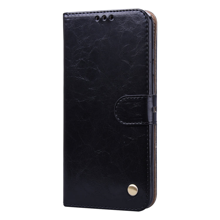For Xiaomi Redmi 8 Business Style Oil Wax Texture Horizontal Flip Leather Case, with Holder & Card Slots & Wallet