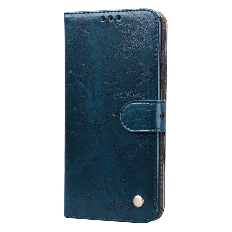 For Xiaomi Redmi 8 Business Style Oil Wax Texture Horizontal Flip Leather Case, with Holder & Card Slots & Wallet
