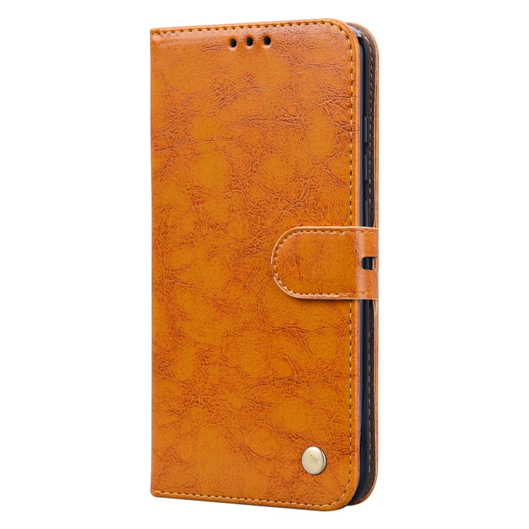 For Xiaomi Redmi 8 Business Style Oil Wax Texture Horizontal Flip Leather Case, with Holder & Card Slots & Wallet