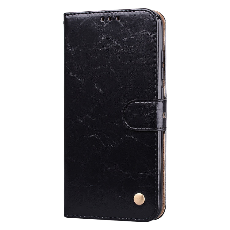 For Xiaomi Redmi 8A Business Style Oil Wax Texture Horizontal Flip Leather Case, with Holder & Card Slots & Wallet