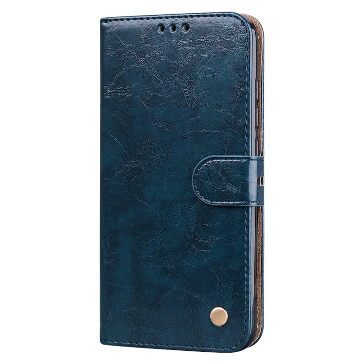 For Xiaomi Redmi 8A Business Style Oil Wax Texture Horizontal Flip Leather Case, with Holder & Card Slots & Wallet