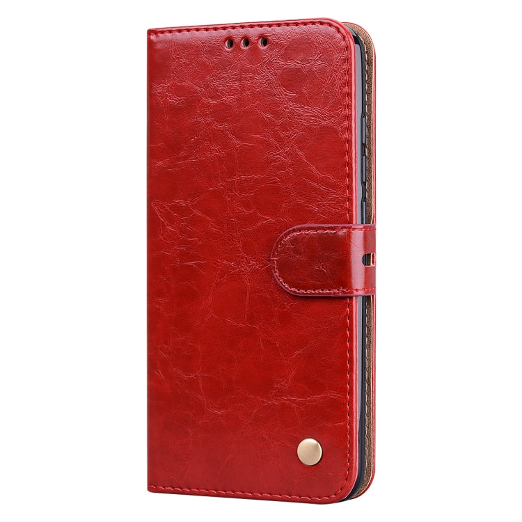 For Xiaomi Redmi 8A Business Style Oil Wax Texture Horizontal Flip Leather Case, with Holder & Card Slots & Wallet