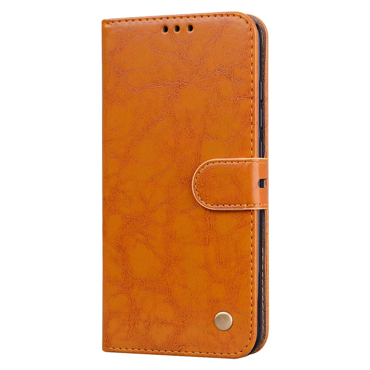 For Xiaomi Redmi 8A Business Style Oil Wax Texture Horizontal Flip Leather Case, with Holder & Card Slots & Wallet