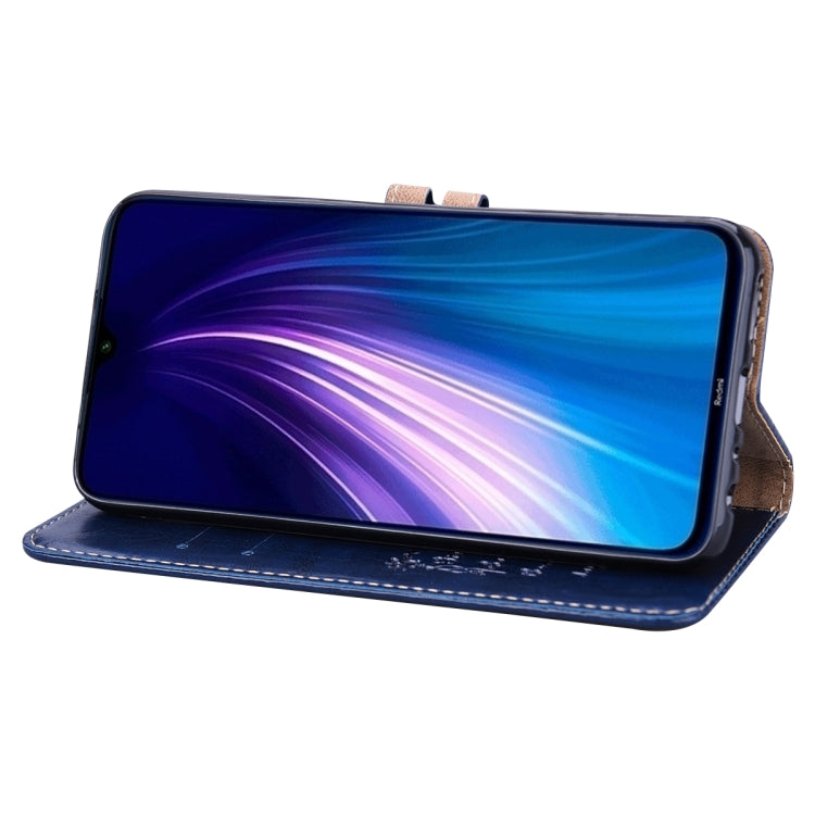 For Xiaomi Redmi Note 8 Business Style Oil Wax Texture Horizontal Flip Leather Case, with Holder & Card Slots & Wallet