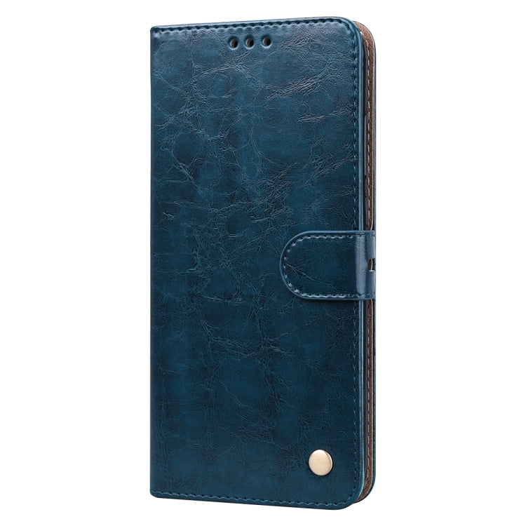 For Xiaomi Redmi Note 8 Pro Business Style Oil Wax Texture Horizontal Flip Leather Case, with Holder & Card Slots & Wallet