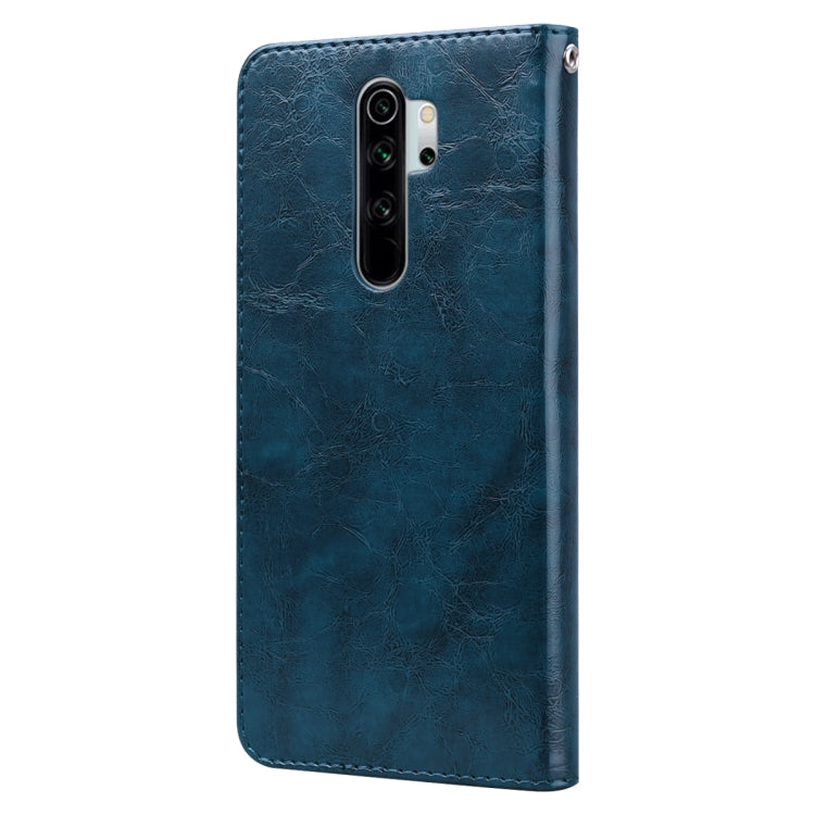 For Xiaomi Redmi Note 8 Pro Business Style Oil Wax Texture Horizontal Flip Leather Case, with Holder & Card Slots & Wallet