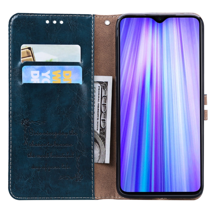 For Xiaomi Redmi Note 8 Pro Business Style Oil Wax Texture Horizontal Flip Leather Case, with Holder & Card Slots & Wallet