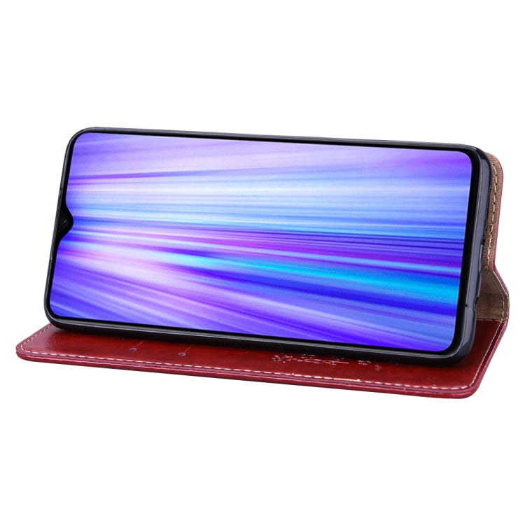 For Xiaomi Redmi Note 8 Pro Business Style Oil Wax Texture Horizontal Flip Leather Case, with Holder & Card Slots & Wallet