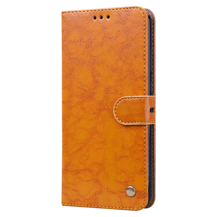 For Xiaomi Redmi Note 8 Pro Business Style Oil Wax Texture Horizontal Flip Leather Case, with Holder & Card Slots & Wallet