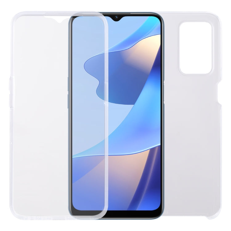 For OPPO A16 / A16S / A55 4G & 5G PC+TPU Ultra-Thin Double-Sided All-Inclusive Transparent Case