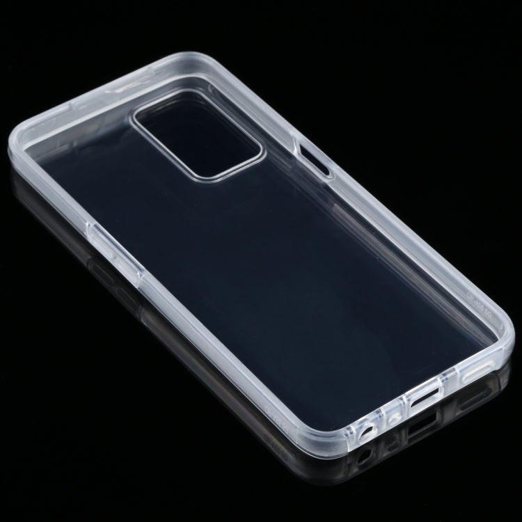 For OPPO A16 / A16S / A55 4G & 5G PC+TPU Ultra-Thin Double-Sided All-Inclusive Transparent Case