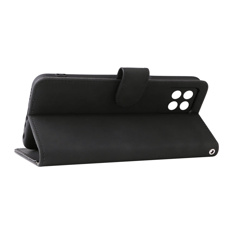 For OPPO Realme 8i Solid Color Skin Feel Magnetic Buckle Horizontal Flip Calf Texture PU Phone Case