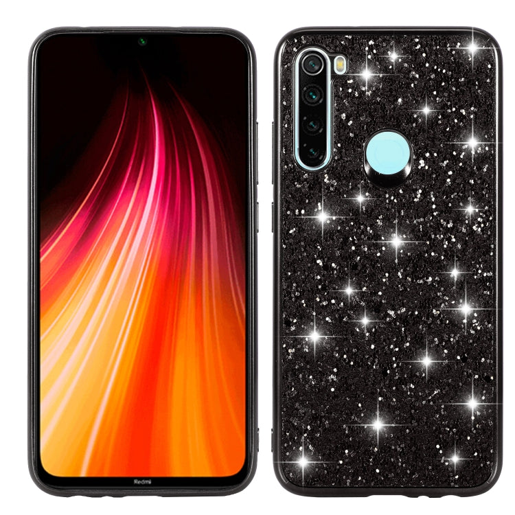 For Xiaomi Redmi Note 8 Glittery Powder Shockproof TPU Case