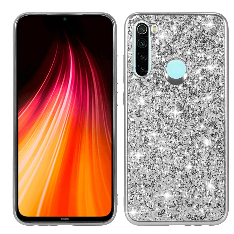 For Xiaomi Redmi Note 8 Glittery Powder Shockproof TPU Case