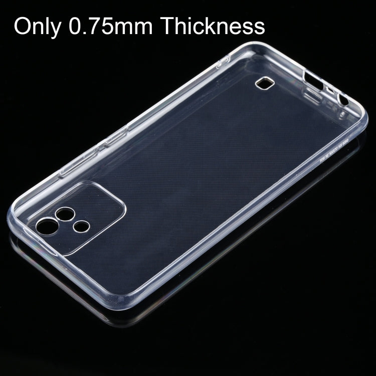 For OPPO Realme Narzo 50i 0.75mm Ultra-thin Transparent TPU Soft Phone Case