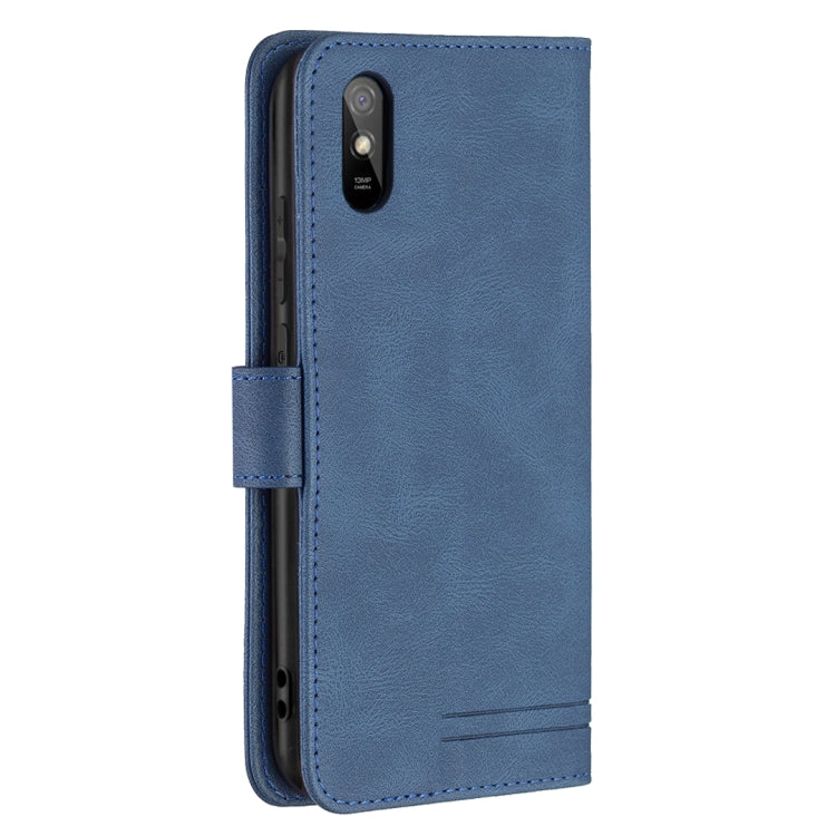 For Xiaomi Redmi 9A Magnetic Clasp RFID Blocking Anti-Theft Leather Case with Holder & Card Slots & Wallet