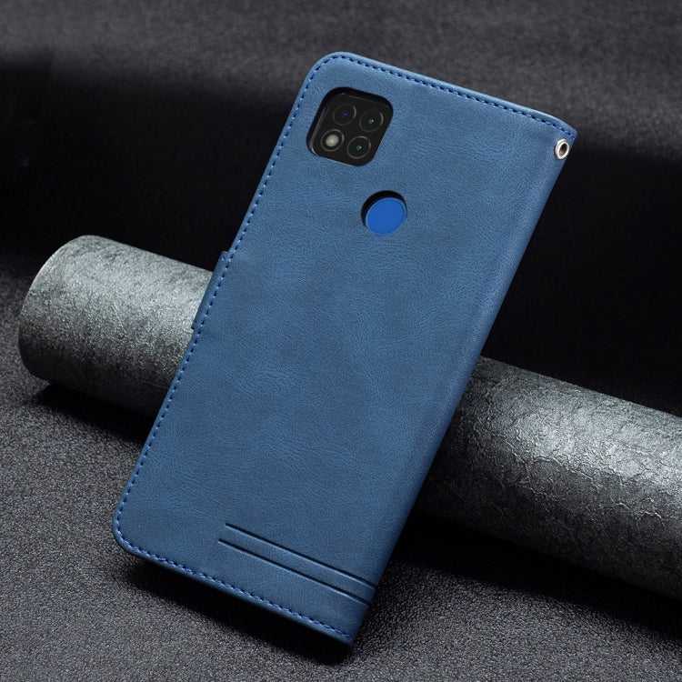 For Xiaomi Redmi 9C Magnetic Clasp RFID Blocking Anti-Theft Leather Case with Holder & Card Slots & Wallet