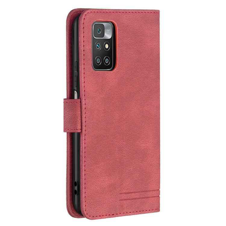 For Xiaomi Redmi 10 Magnetic Clasp RFID Blocking Anti-Theft Leather Case with Holder & Card Slots & Wallet