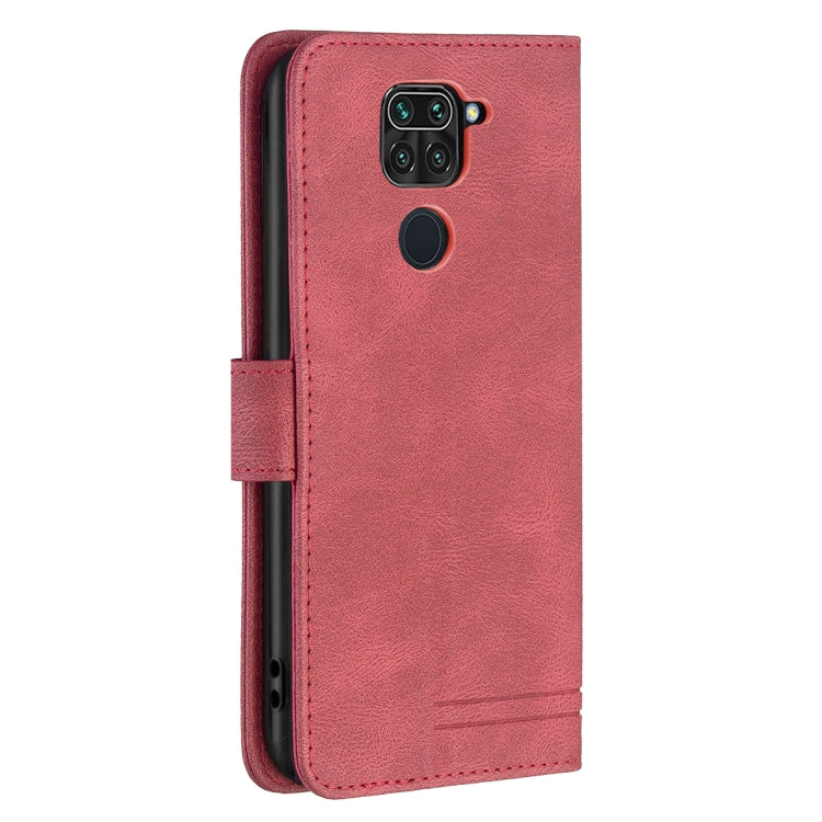 For Xiaomi Redmi Note 9 / 10X 4G Magnetic Clasp RFID Blocking Anti-Theft Leather Case with Holder & Card Slots & Wallet