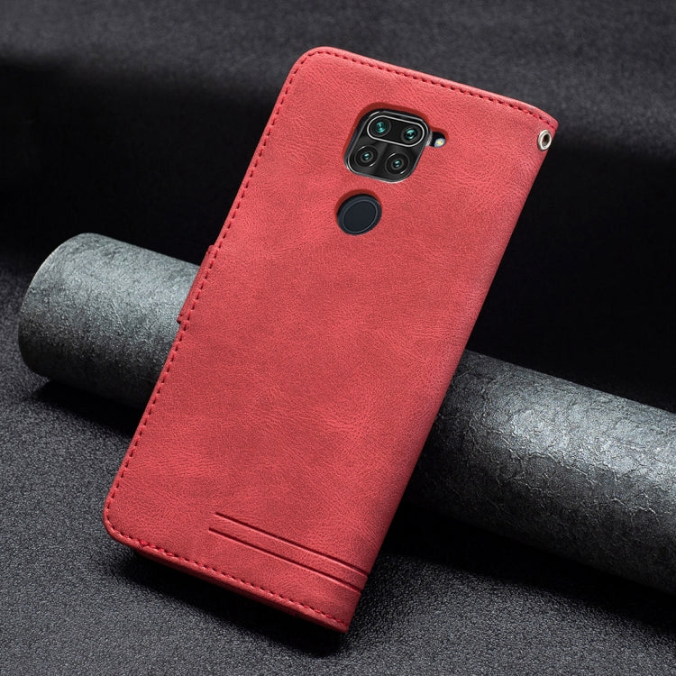 For Xiaomi Redmi Note 9 / 10X 4G Magnetic Clasp RFID Blocking Anti-Theft Leather Case with Holder & Card Slots & Wallet