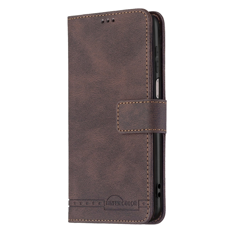 For Xiaomi Redmi Note 9 Pro Magnetic Clasp RFID Blocking Anti-Theft Leather Case with Holder & Card Slots & Wallet