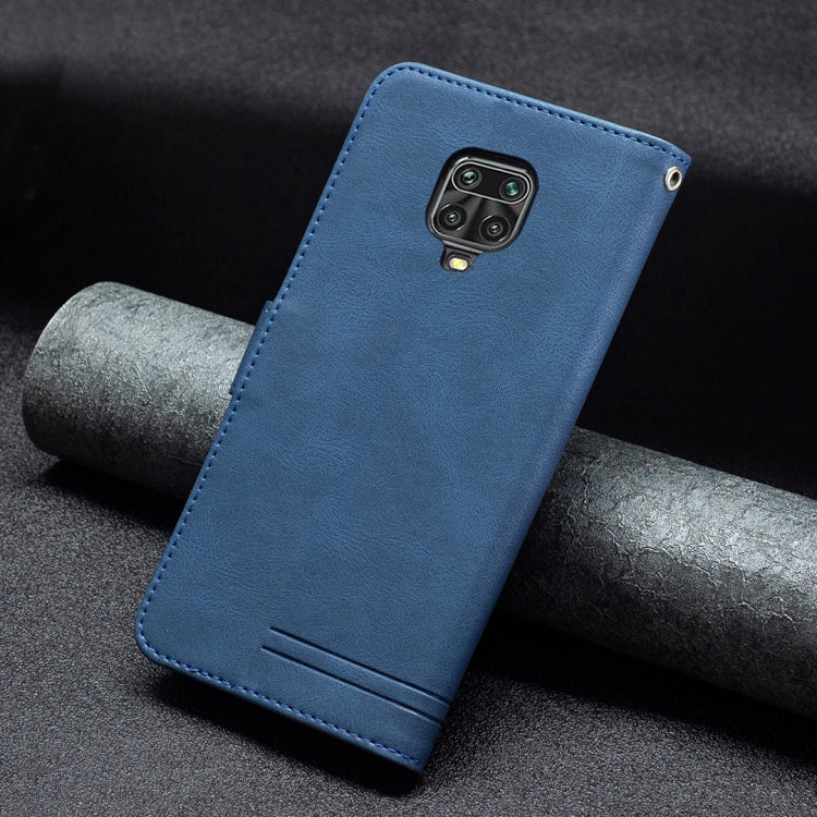 For Xiaomi Redmi Note 9 Pro Magnetic Clasp RFID Blocking Anti-Theft Leather Case with Holder & Card Slots & Wallet