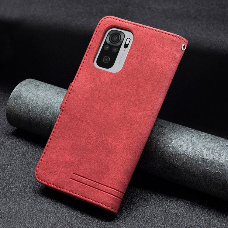 For Xiaomi Redmi Note 10 4G / Note 10S Magnetic Clasp RFID Blocking Anti-Theft Leather Case with Holder & Card Slots & Wallet