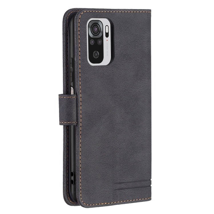 For Xiaomi Redmi Note 10 4G / Note 10S Magnetic Clasp RFID Blocking Anti-Theft Leather Case with Holder & Card Slots & Wallet