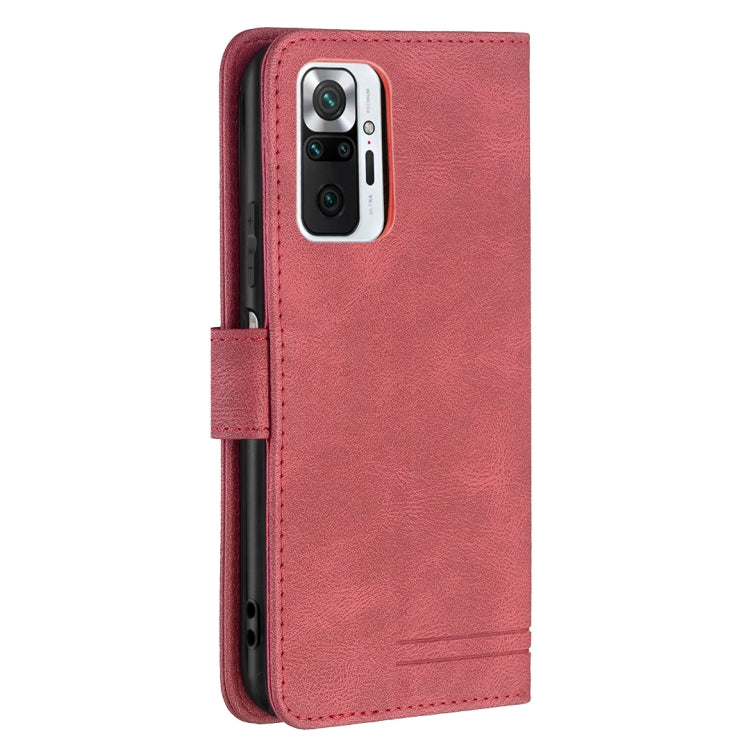 For Xiaomi Redmi Note 10 Pro Magnetic Clasp RFID Blocking Anti-Theft Leather Case with Holder & Card Slots & Wallet