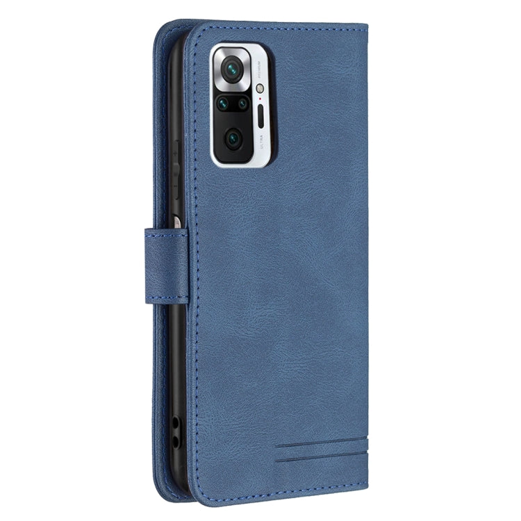 For Xiaomi Redmi Note 10 Pro Magnetic Clasp RFID Blocking Anti-Theft Leather Case with Holder & Card Slots & Wallet