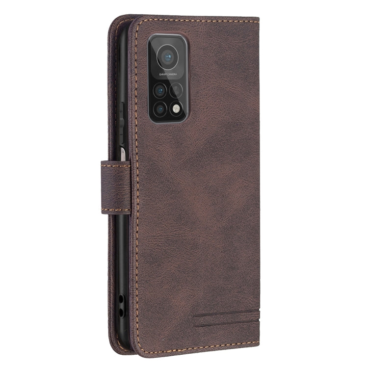For Xiaomi Mi 10T Pro / Redmi K30S Magnetic Clasp RFID Blocking Anti-Theft Leather Case with Holder & Card Slots & Wallet