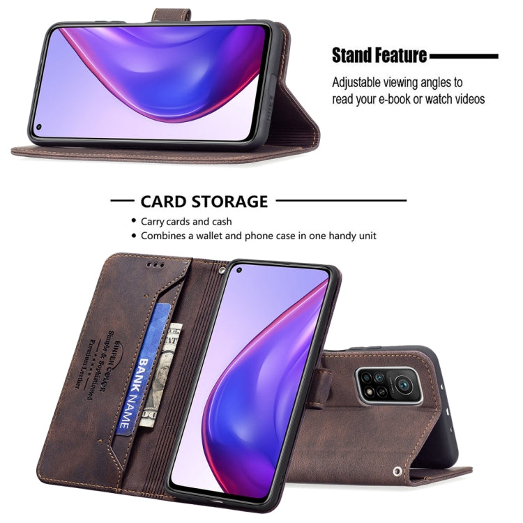 For Xiaomi Mi 10T Pro / Redmi K30S Magnetic Clasp RFID Blocking Anti-Theft Leather Case with Holder & Card Slots & Wallet