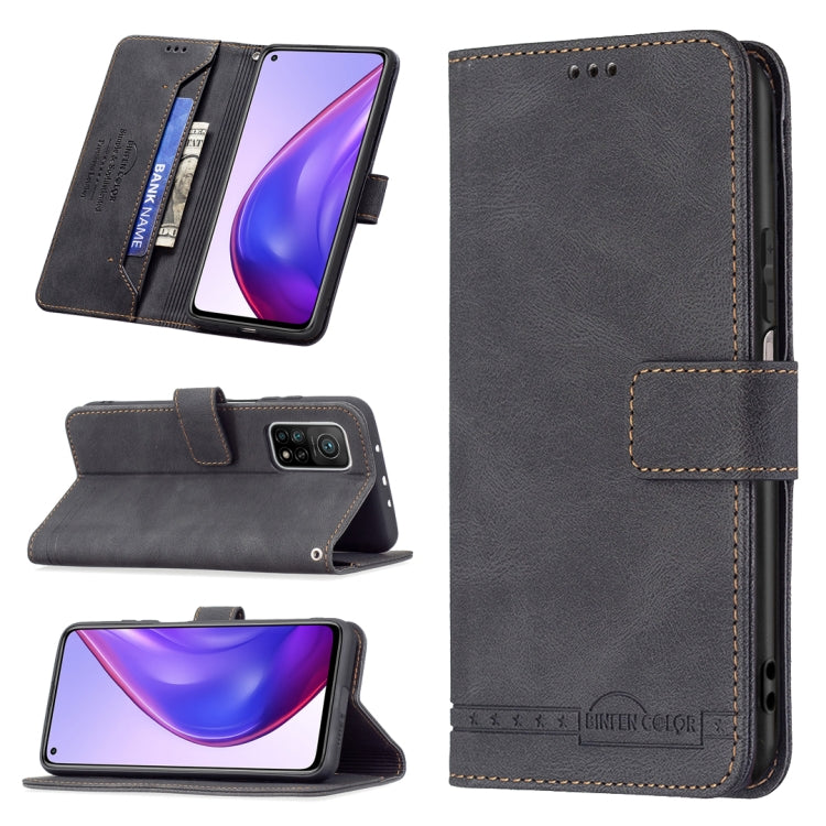 For Xiaomi Mi 10T Pro / Redmi K30S Magnetic Clasp RFID Blocking Anti-Theft Leather Case with Holder & Card Slots & Wallet