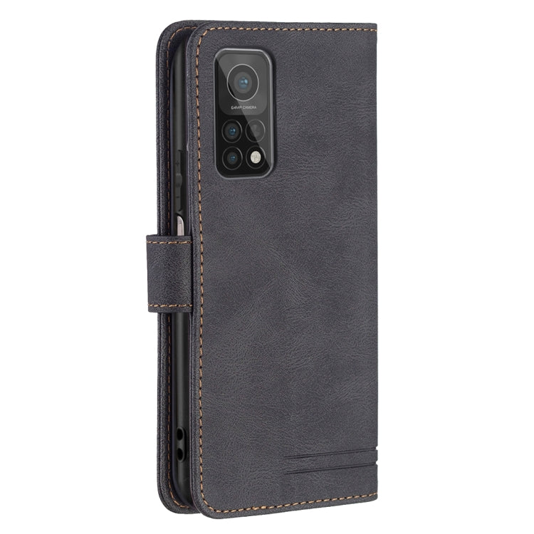 For Xiaomi Mi 10T Pro / Redmi K30S Magnetic Clasp RFID Blocking Anti-Theft Leather Case with Holder & Card Slots & Wallet