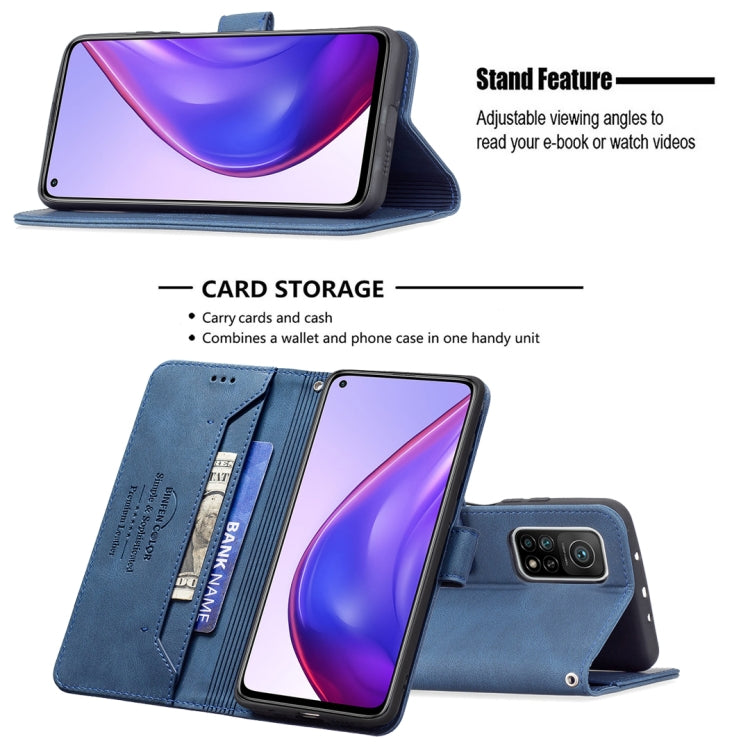 For Xiaomi Mi 10T Pro / Redmi K30S Magnetic Clasp RFID Blocking Anti-Theft Leather Case with Holder & Card Slots & Wallet