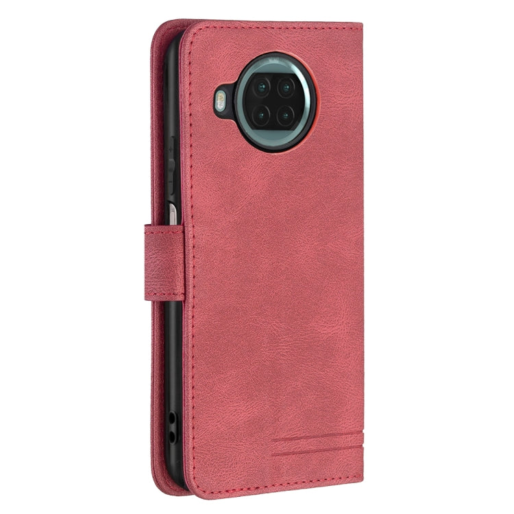 For Xiaomi Mi 10T Lite Magnetic Clasp RFID Blocking Anti-Theft Leather Case with Holder & Card Slots & Wallet