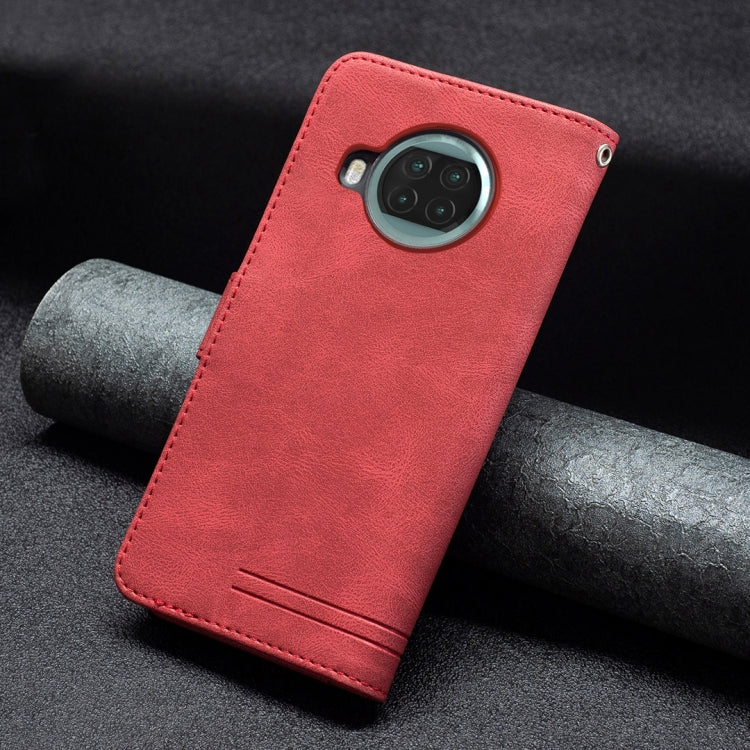 For Xiaomi Mi 10T Lite Magnetic Clasp RFID Blocking Anti-Theft Leather Case with Holder & Card Slots & Wallet