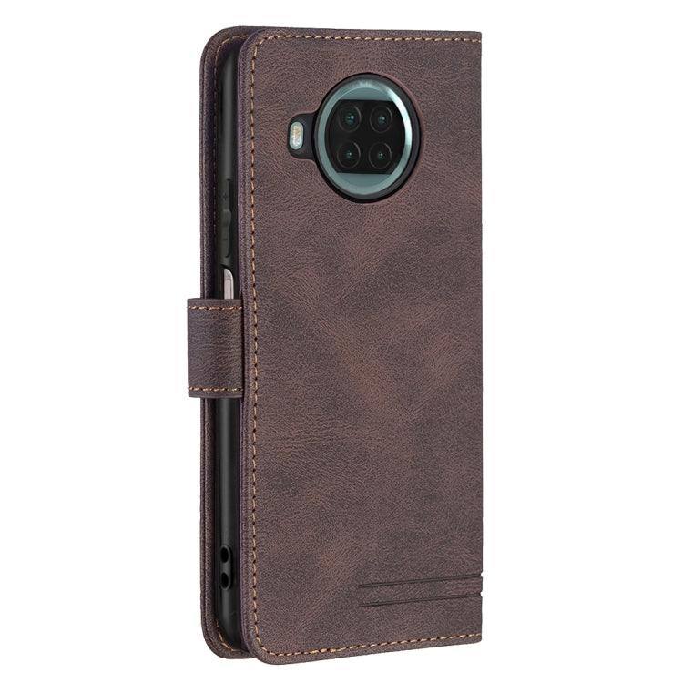 For Xiaomi Mi 10T Lite Magnetic Clasp RFID Blocking Anti-Theft Leather Case with Holder & Card Slots & Wallet