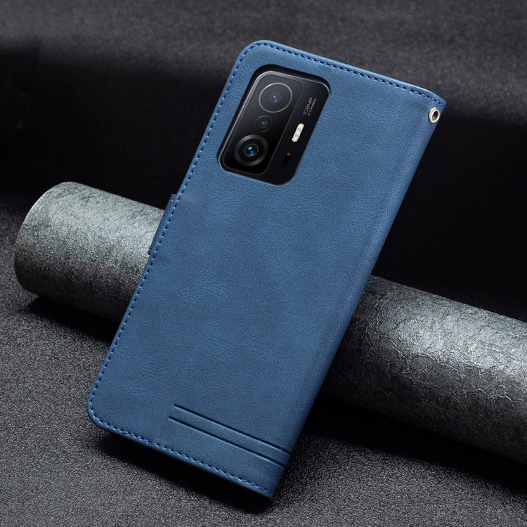 For Xiaomi Mi 11T / 11T Pro Magnetic Clasp RFID Blocking Anti-Theft Leather Case with Holder & Card Slots & Wallet