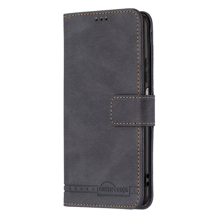 For Xiaomi Poco M3 Pro / Redmi Note 10 5G Magnetic Clasp RFID Blocking Anti-Theft Leather Case with Holder & Card Slots & Wallet